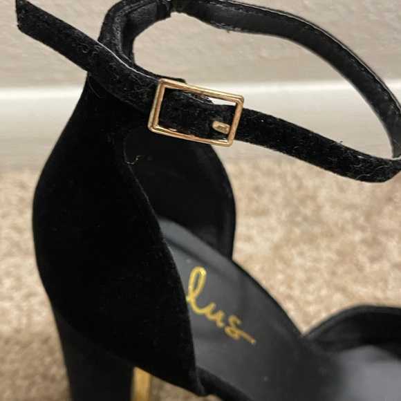 Lulu's Elegant Black Suede Heels - Picture 4 of 6
